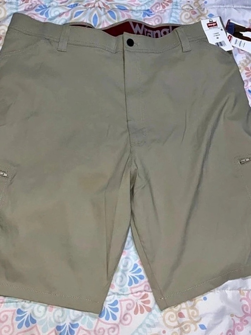 Wrangler Outdoor All Terrain Cargo Short Green Waist 42